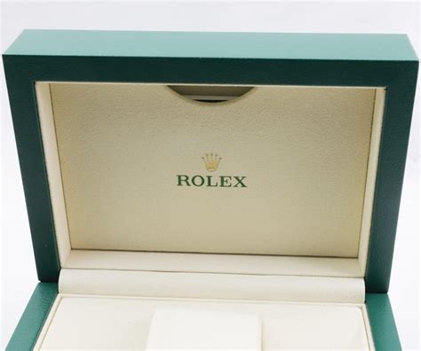 rolex green watch box|empty rolex watch box.